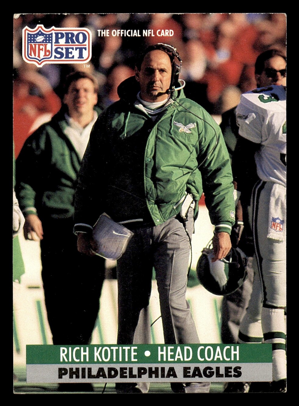 1991 Pro Set #261 Rich Kotite Card
